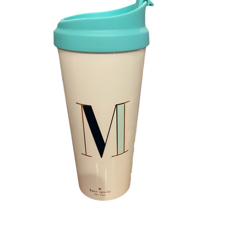 Kate Spade It’s Personal Acrylic Travel Cup (Letter M) (NWT)